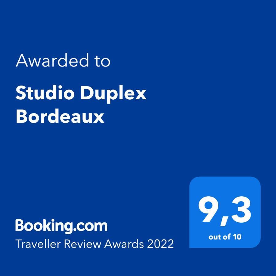 Studio En Duplex-Aircon-Terrasse-Parking-Calme Bordeaux Eksteriør billede