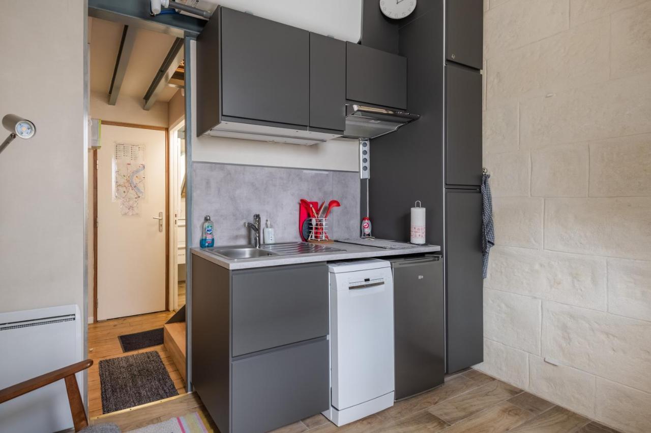 Studio En Duplex-Aircon-Terrasse-Parking-Calme Bordeaux Eksteriør billede